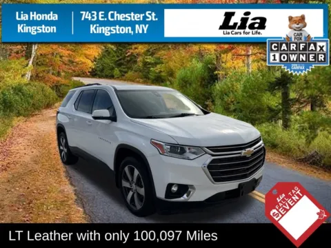 White 2021 Chevrolet Traverse LT Leather for sale in Kingston, NY