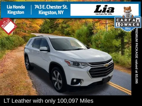 White 2021 Chevrolet Traverse LT Leather for sale in Kingston, NY