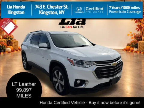 White 2021 Chevrolet Traverse LT Leather for sale in Kingston, NY