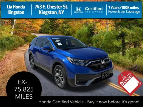 Blue 2021 Honda CR-V EX-L for sale in Kingston, NY