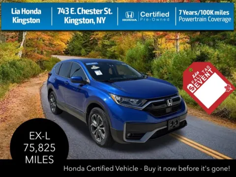 Blue 2021 Honda CR-V EX-L for sale in Kingston, NY