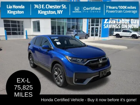 Blue 2021 Honda CR-V EX-L for sale in Kingston, NY