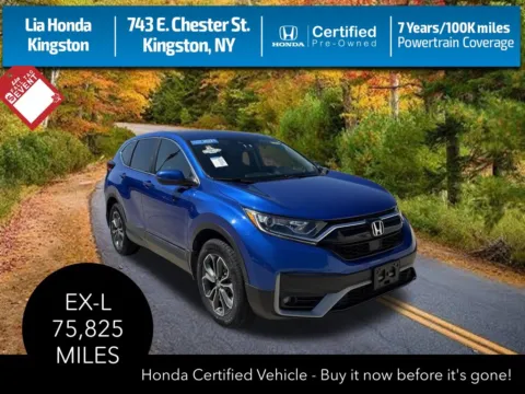 Blue 2021 Honda CR-V EX-L for sale in Kingston, NY