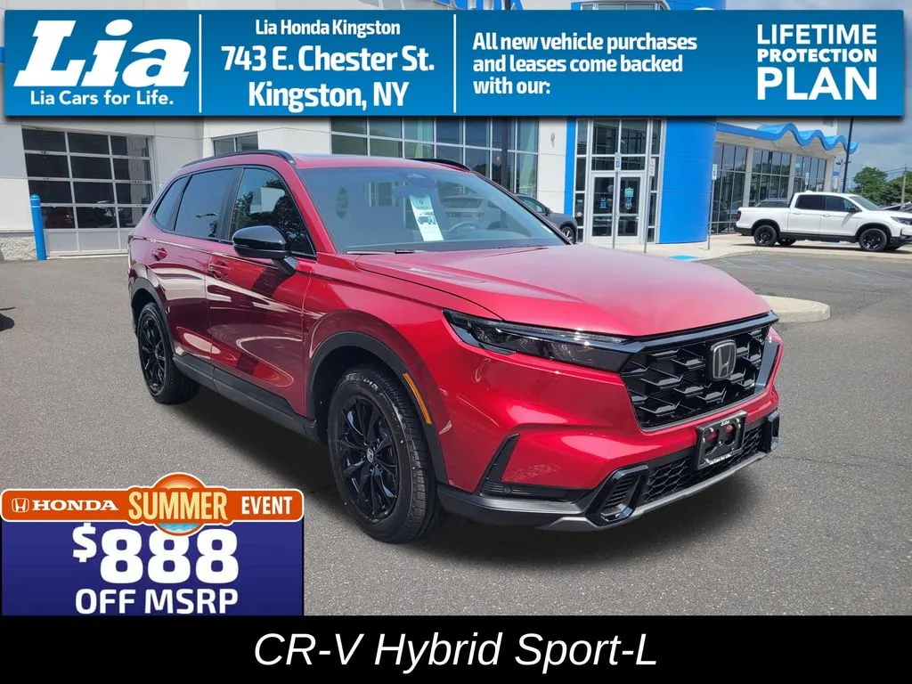 Red 2026 Honda CR-V Hybrid Sport-L for sale in Kingston, NY
