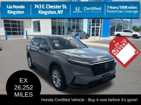 Gray 2024 Honda CR-V EX for sale in Kingston, NY