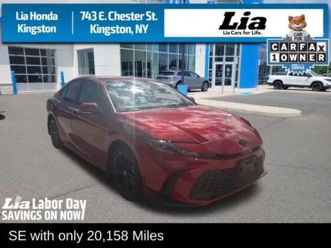 Red 2025 Toyota Camry SE for sale in Kingston, NY