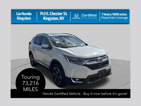 White 2018 Honda CR-V Touring for sale in Kingston, NY