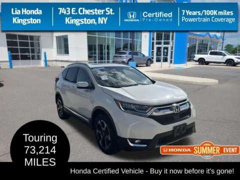 White 2018 Honda CR-V Touring for sale in Kingston, NY