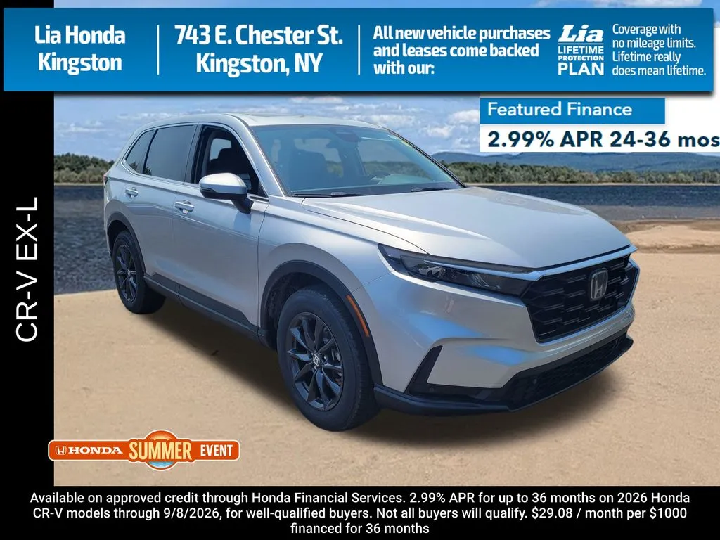 Silver 2026 Honda CR-V EX-L for sale in Kingston, NY