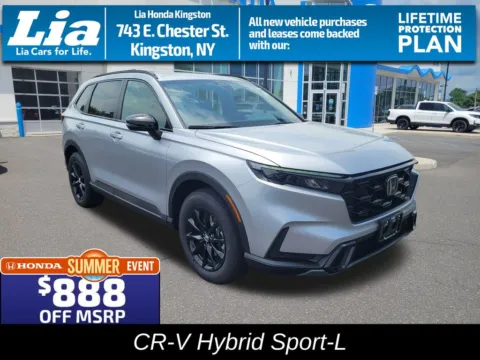 Silver 2026 Honda CR-V Hybrid Sport-L for sale in Kingston, NY