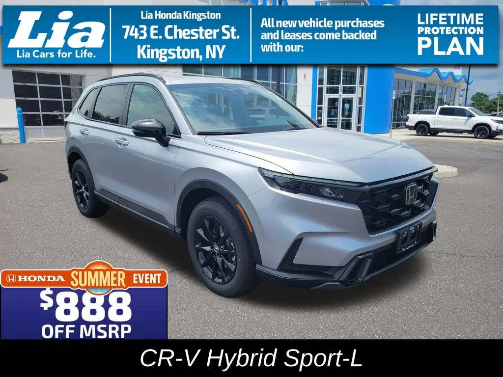 Silver 2026 Honda CR-V Hybrid Sport-L for sale in Kingston, NY