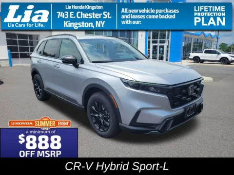 Silver 2026 Honda CR-V Hybrid Sport-L for sale in Kingston, NY