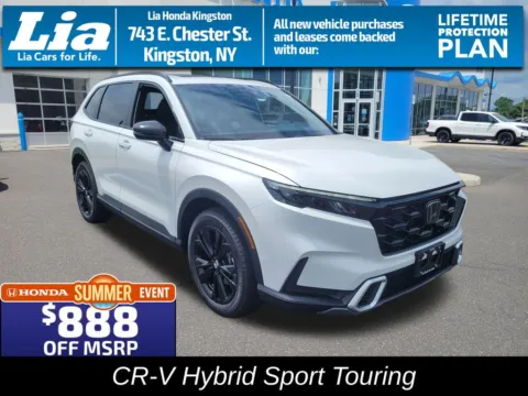 White 2026 Honda CR-V Hybrid Sport Touring for sale in Kingston, NY