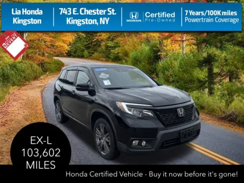 Black 2020 Honda Passport EX-L for sale in Kingston, NY