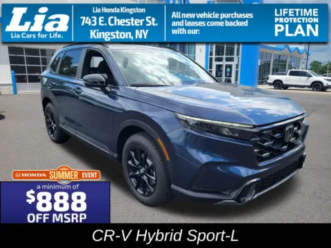 Blue 2026 Honda CR-V Hybrid Sport-L for sale in Kingston, NY