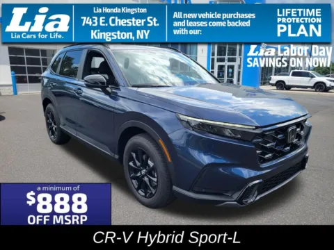 Blue 2026 Honda CR-V Hybrid Sport-L for sale in Kingston, NY