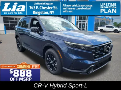 Blue 2026 Honda CR-V Hybrid Sport-L for sale in Kingston, NY