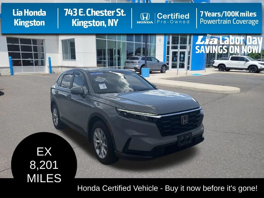 Silver 2024 Honda CR-V EX for sale in Kingston, NY