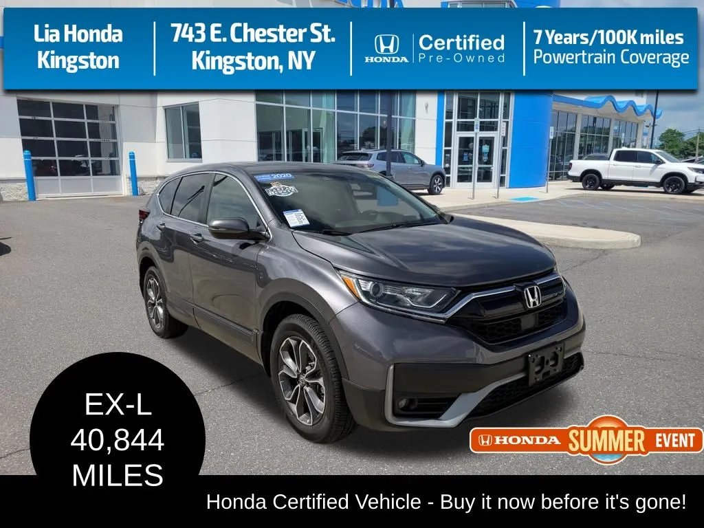 Gray 2020 Honda CR-V EX-L for sale in Kingston, NY
