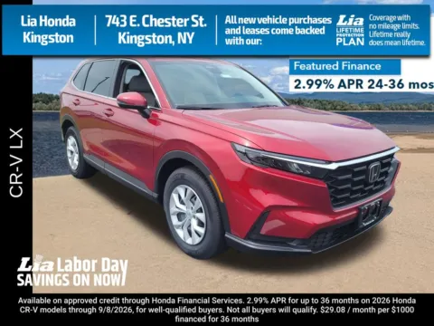 Red 2026 Honda CR-V LX for sale in Kingston, NY