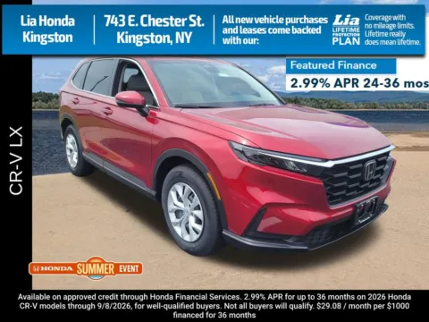 Red 2026 Honda CR-V LX for sale in Kingston, NY
