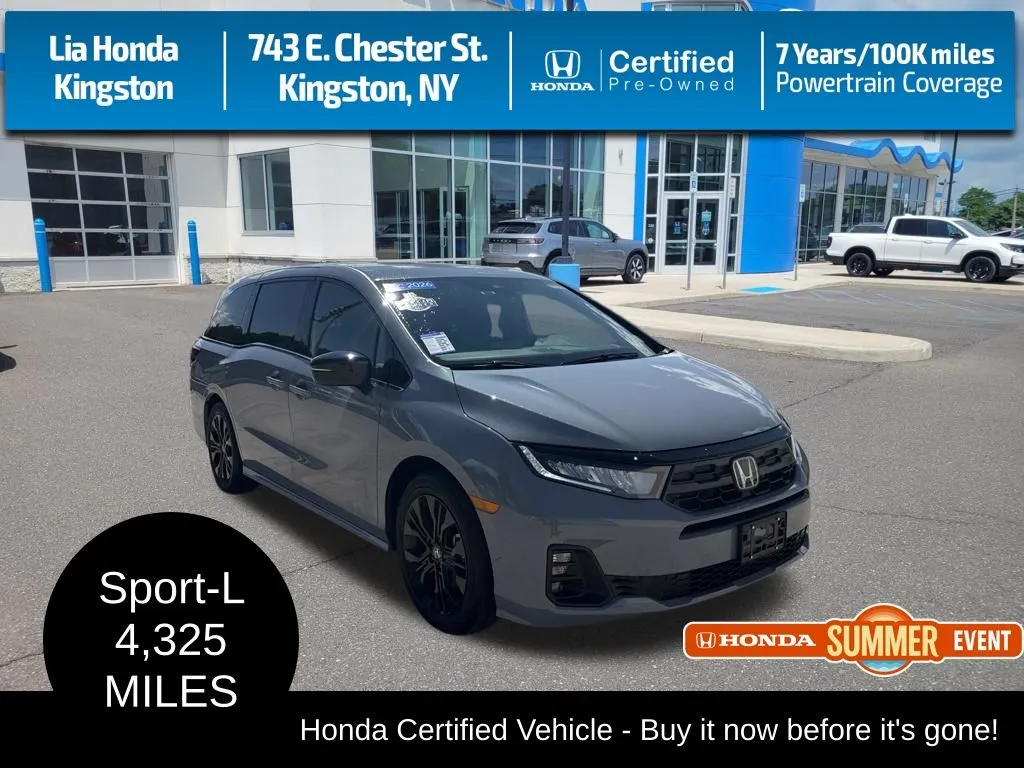 Gray 2026 Honda Odyssey Sport-L for sale in Kingston, NY