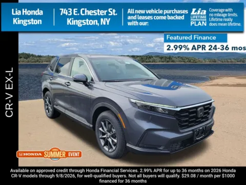 Gray 2026 Honda CR-V EX-L for sale in Kingston, NY