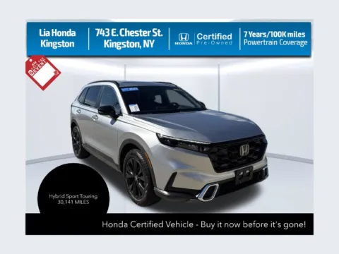 Silver 2025 Honda CR-V Hybrid Sport Touring for sale in Kingston, NY