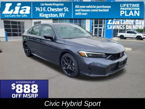 Gray 2026 Honda Civic Hybrid Sport for sale in Kingston, NY