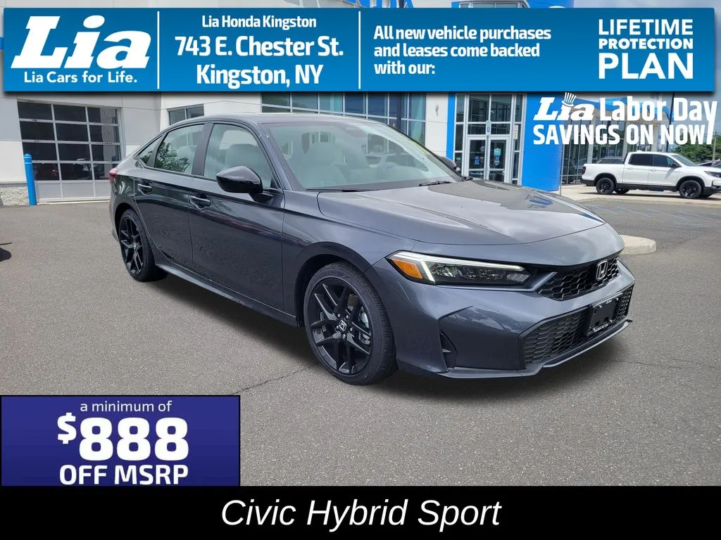 Gray 2026 Honda Civic Hybrid Sport for sale in Kingston, NY