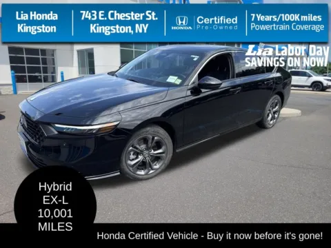 Black 2025 Honda Accord Hybrid EX-L for sale in Kingston, NY