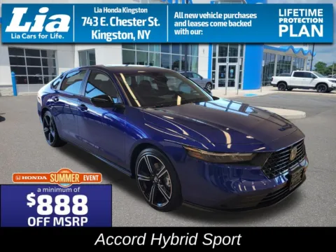Blue 2026 Honda Accord Hybrid Sport for sale in Kingston, NY