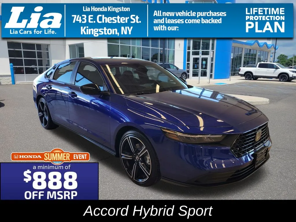 Blue 2026 Honda Accord Hybrid Sport for sale in Kingston, NY