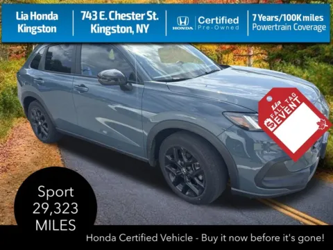 Gray 2024 Honda HR-V Sport for sale in Kingston, NY
