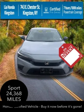 Gray 2024 Honda Civic Sport for sale in Kingston, NY