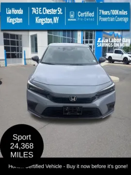 Gray 2024 Honda Civic Sport for sale in Kingston, NY