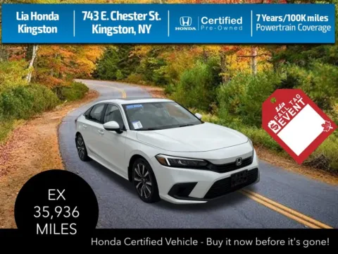 Gray 2024 Honda Civic EX for sale in Kingston, NY