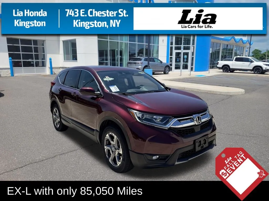 Red 2017 Honda CR-V EX-L for sale in Kingston, NY