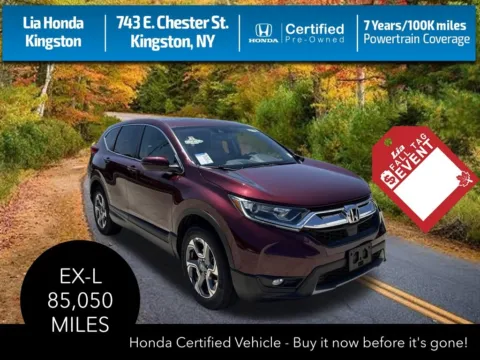 Red 2017 Honda CR-V EX-L for sale in Kingston, NY