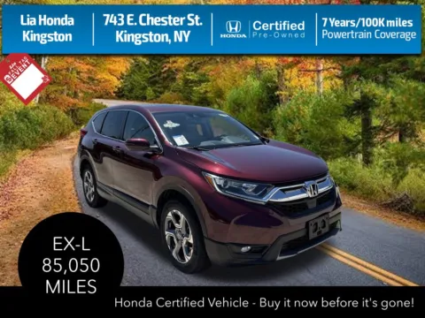 Red 2017 Honda CR-V EX-L for sale in Kingston, NY