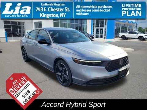 Silver 2026 Honda Accord Hybrid Sport for sale in Kingston, NY