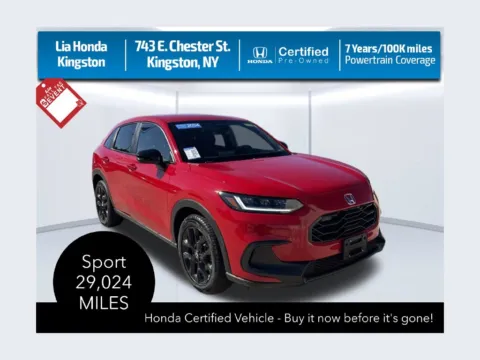 Red 2024 Honda HR-V Sport for sale in Kingston, NY