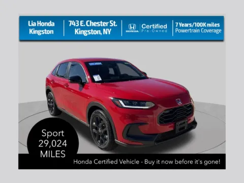Red 2024 Honda HR-V Sport for sale in Kingston, NY