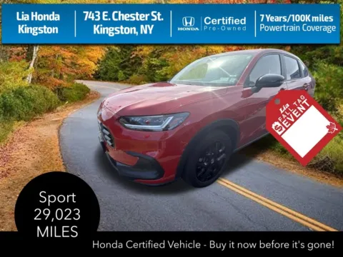 Red 2024 Honda HR-V Sport for sale in Kingston, NY
