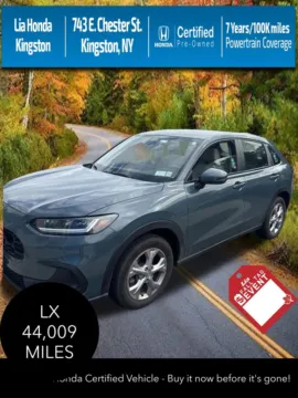 Gray 2024 Honda HR-V LX for sale in Kingston, NY
