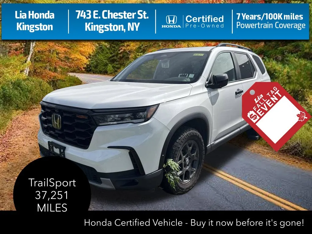 Gray 2024 Honda Pilot TrailSport for sale in Kingston, NY