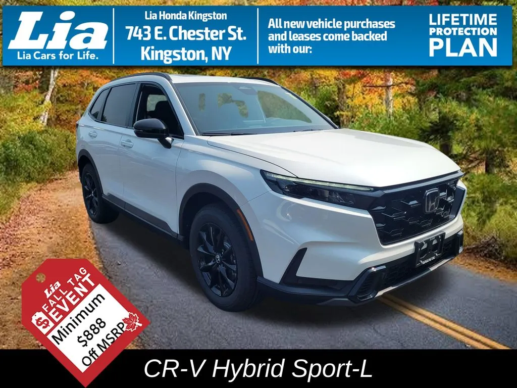 White 2027 Honda CR-V Hybrid Sport-L for sale in Kingston, NY