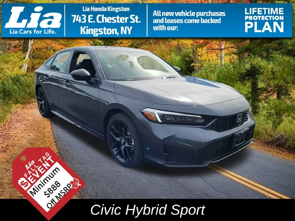 Gray 2026 Honda Civic Hybrid Sport for sale in Kingston, NY