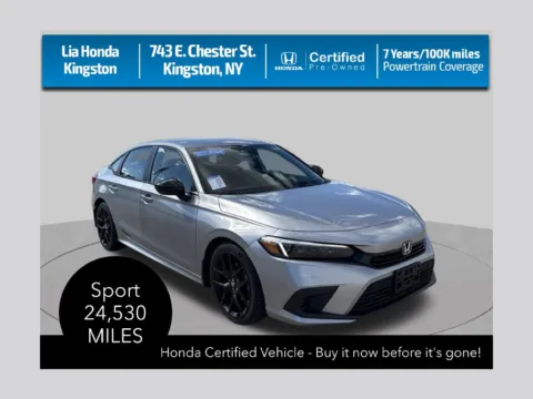 Silver 2024 Honda Civic Sport for sale in Kingston, NY