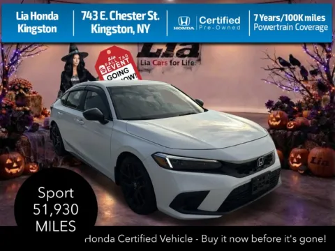 White 2023 Honda Civic Sport for sale in Kingston, NY